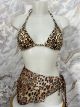 Bikini & Sarong Set-9136/Light Leopard