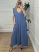 Ruffle Jumpsuit WP/Indigo