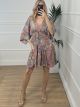 Silk Mini Dress-NOIE/N9