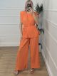 Pleated Pads Set/Orange