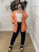 Knit Cardigan/Coral