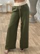 Boho Waist Pants/Khaki