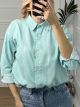 Silver Stripes Shirt/Mint