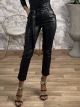 Leather Tight Pants Belt/Black