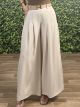 Super Wide Belt Pants-1398/Ecru