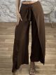 Mono Wide WrapPants/Chocolat