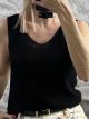 Knitted Wide Elastic top/Black