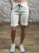 Elastic Drawstring Shorts-One Size/White