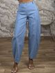 Barrel Highwaist Pants-25719/Ciel
