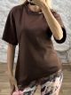 Asymmetric Lace Top-26021/Chocolat