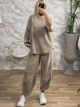 Casual Cord Aladdin Viscose Set/Beige