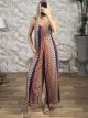 Summer Elastic Jumpsuit/Woven-4