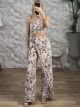 WrapPants & CropTop Set-6189/White