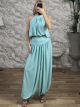 Balloon HalterNeck Top&Pants Set-10822/Veraman