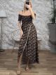 Wasp Viscose Floral Dress/Chocolat