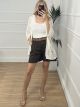 Lurex Cardigan/White