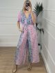Silk Jumpsuit-0618/N6