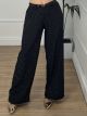 Wide Belt Strass Pants