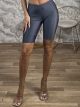 Biker Elastic Leggings/Grey