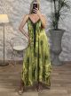 Oversized Silk Dress-2013/Lime