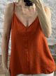 Muslin OpenBack Knot Top/Ecai