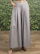 Super Wide Belt Pants-1398/Grey