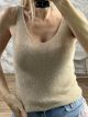 Knitted Lurex Top-8801/Gold