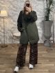 Quilted Teddy Coat 3928/Khaki