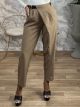 Side Belt Pants/Camel