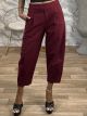 Cotton Alladin Pants-FW/Burgundy