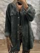 Soft Cord Hood Shirt/Khaki