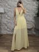 Polymorphic Lace Dress/Yellow