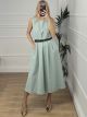 Sleeveless Pockets Dress/Mint