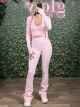 ThreePieces Athletic Set-00185/Pink
