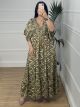 Silk Dress-21-9/Khaki