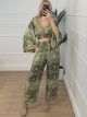 Silk Wide Sleeves Set-24KS03/N3