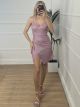 Mini Glitter Dress/Pink
