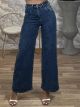 Wide Leg Denim Pants-179