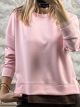 Double Viscose Zippers Sweatshirt-SS/Pink
