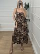 Midi Animal Print Dress/Leo2