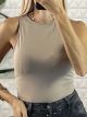 Halter Bodysuit/Beige