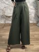 Crep Wide Pants-NEW/Khaki