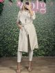 Spring Trench Coat/Beige