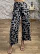 Highwaist Elastic Pants-3282/B4