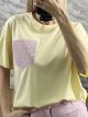 Leo StrassedPocket T-Shirt-10892/Yellow