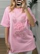 Oversized Bunny T-shirt/Pink