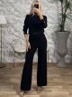 Knitted Pants Set-9132/Black