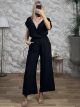Wide Viscose Ve Set-6228/Black