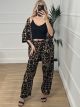 Kimono Set Print/Animal-Giraffe Camel