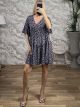 Super Soft Mini Dress-17087/Navy Blue